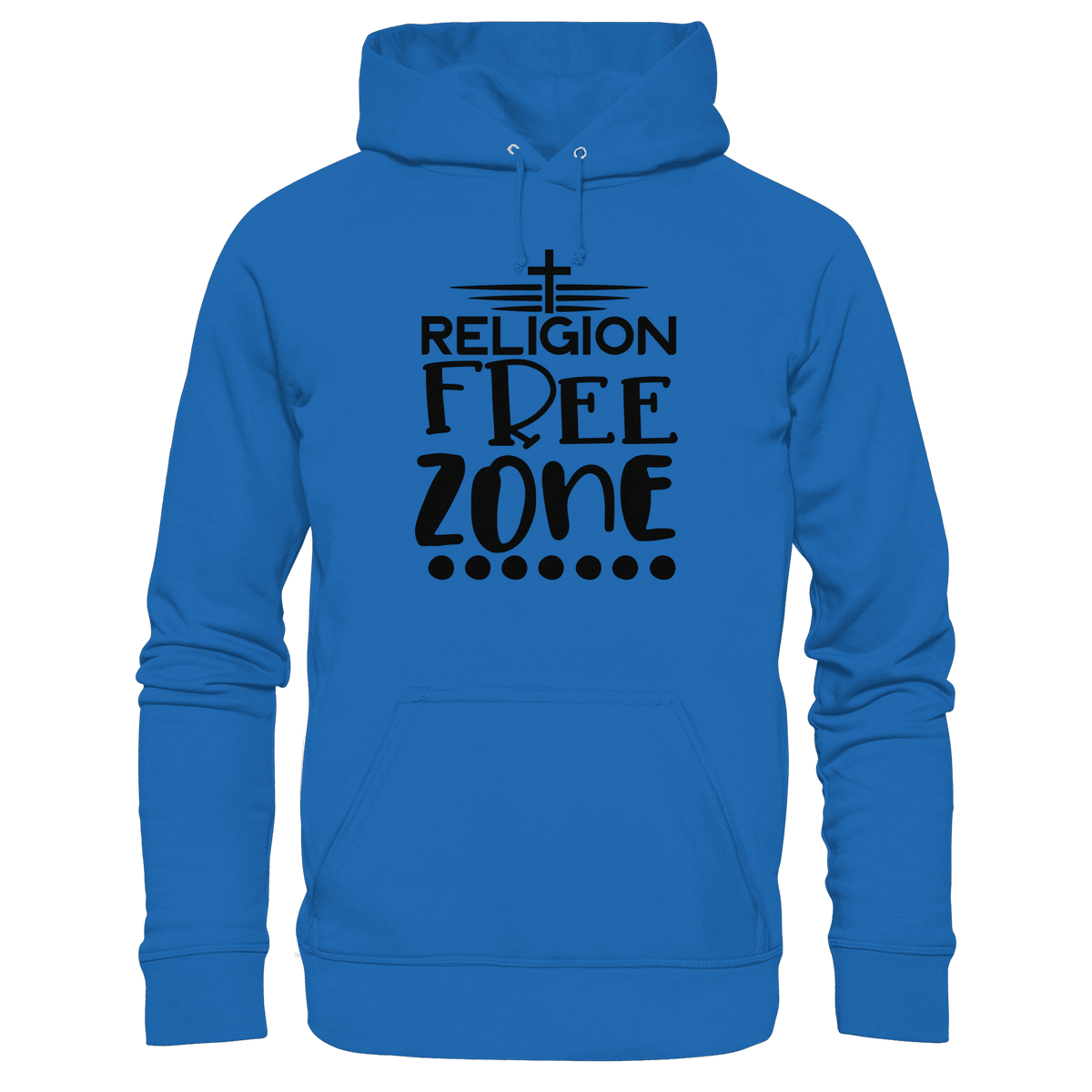 Religion Free Zone | Christliche Kleidung & Geschenke mit Botschaft - Premium Unisex Hoodie - Hoodies - Rot - GfoitMa