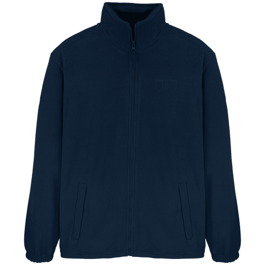 RUACH – Geist, Wind, Atem (Stick) | Christliche Kleidung - Fleece Jacket - Jacken/ Zipper - Navy - GfoitMa