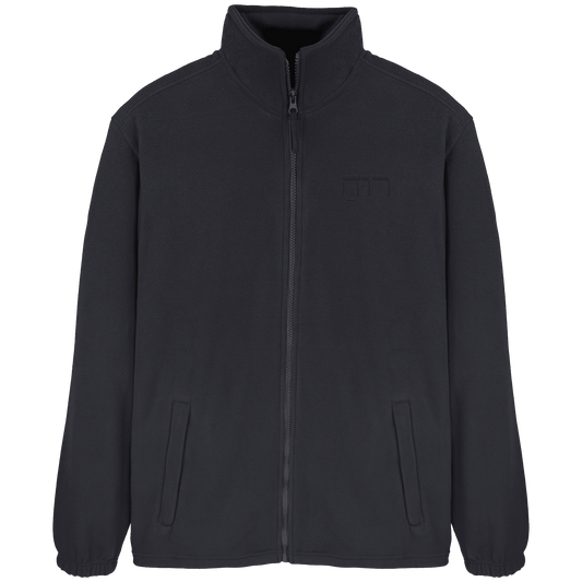 RUACH – Geist, Wind, Atem (Stick) | Christliche Kleidung - Fleece Jacket - Jacken/ Zipper - Black - GfoitMa