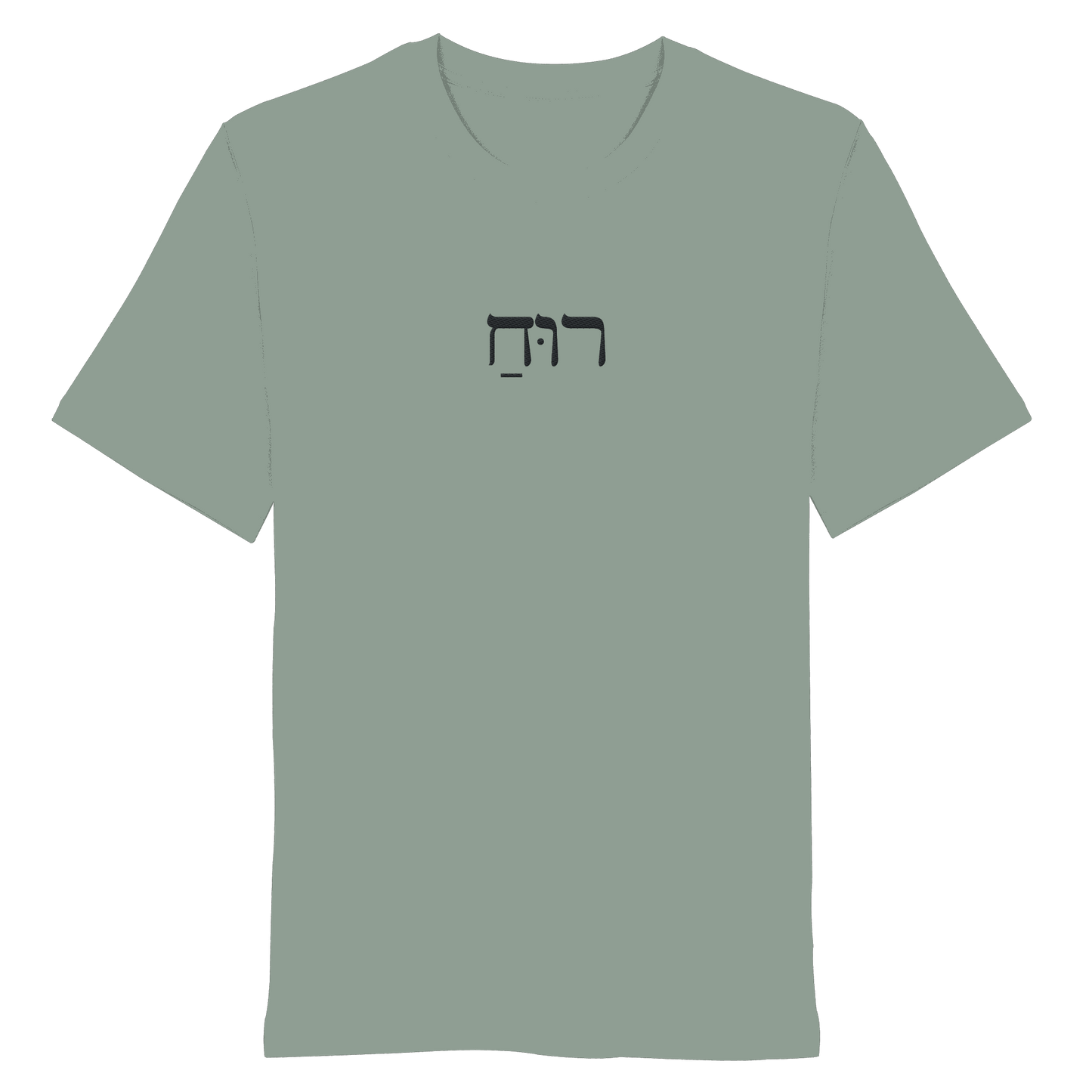 RUACH – Geist, Wind, Atem (Stick) | Christliche Kleidung - Organic Shirt - Unisex-Shirts - Aloe - GfoitMa