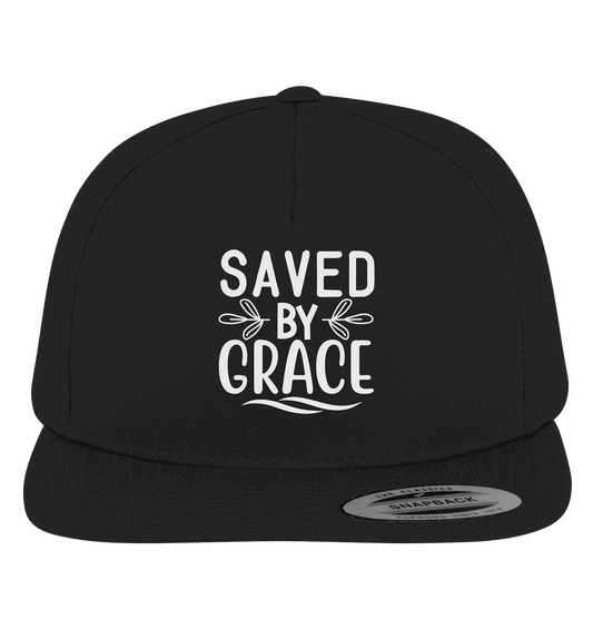 Saved by Grace White – Ein kraftvolles Glaubensstatement - Premium Snapback - GfoitMa - Black / Green / One Size