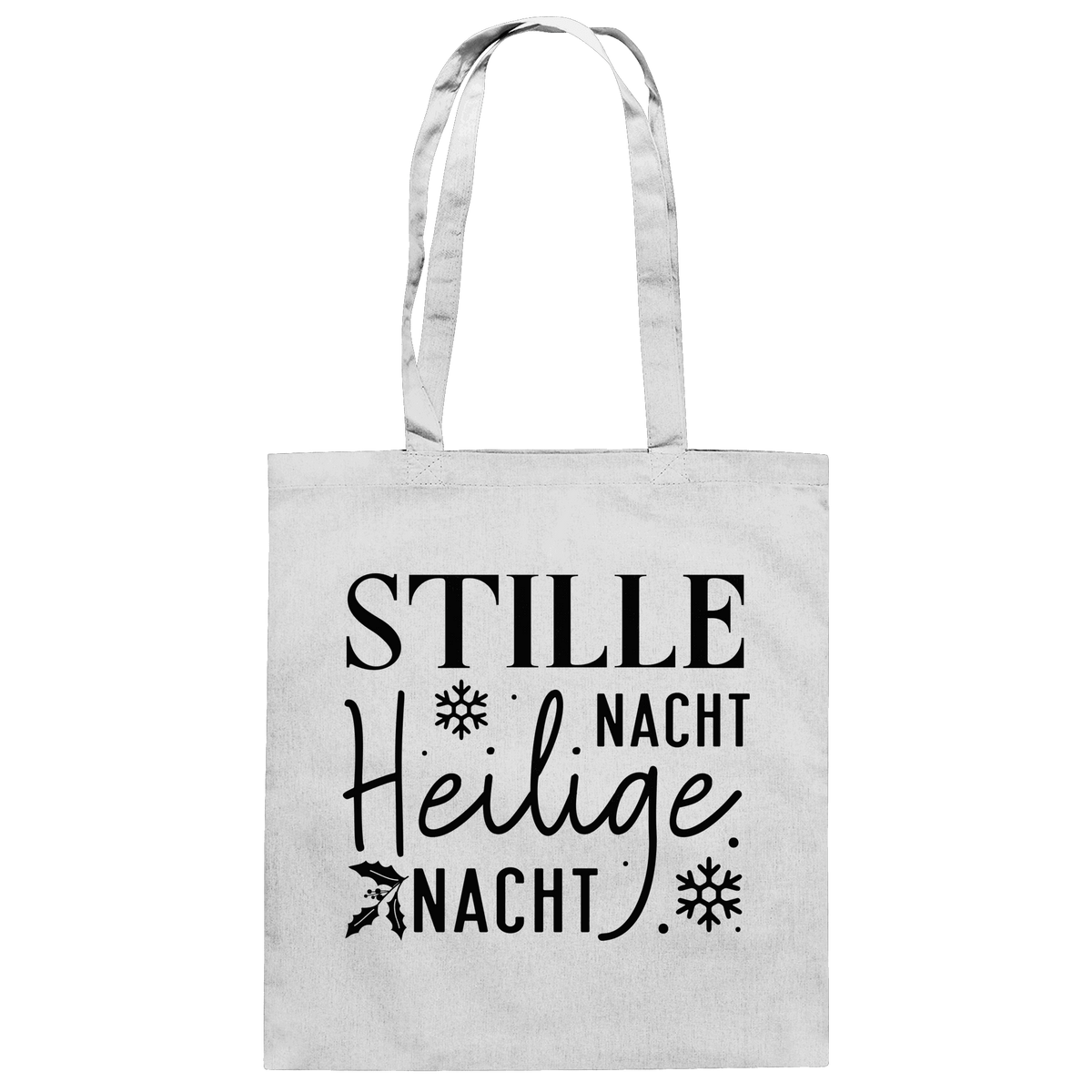 Stille Nacht, heilige Nacht – Die wahre Botschaft von Weihnachten - Baumwolltasche - Taschen - White - GfoitMa