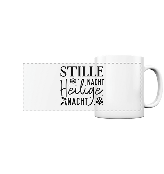 Stille Nacht, heilige Nacht – Die wahre Botschaft von Weihnachten - Panorama Tasse - Trinkgefäße - White glossy - GfoitMa