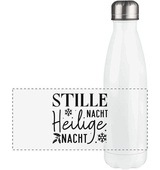 Stille Nacht, heilige Nacht – Die wahre Botschaft von Weihnachten - Panorama Thermoflasche 500ml - Trinkgefäße - White - GfoitMa