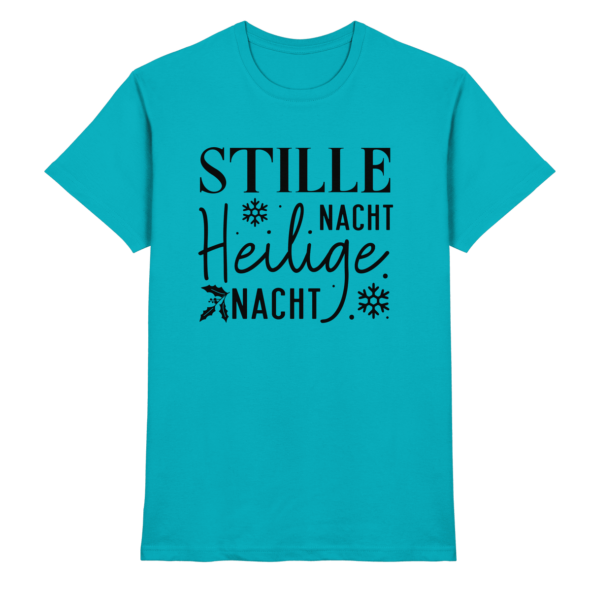 Stille Nacht, heilige Nacht – Die wahre Botschaft von Weihnachten - Premium Shirt - Unisex-Shirts - Swimming Pool - GfoitMa