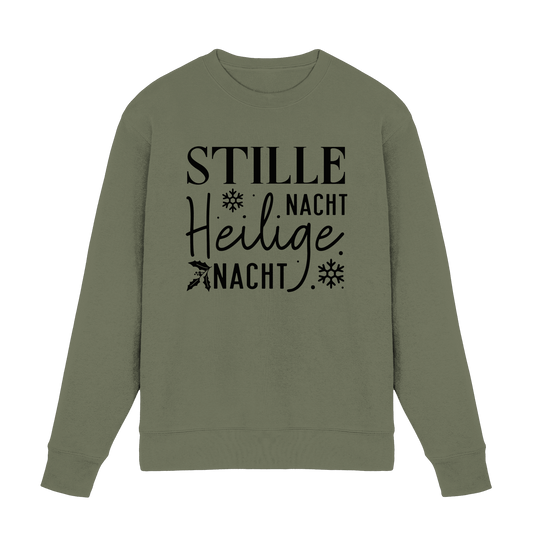Stille Nacht, heilige Nacht – Die wahre Botschaft von Weihnachten - Premium Sweatshirt - Sweatshirts - Classic Olive - GfoitMa