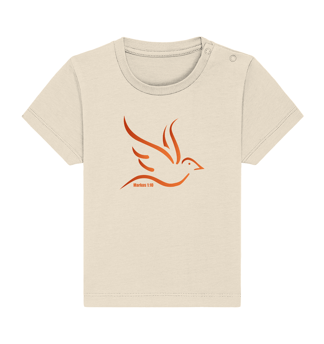 Taube/Heiliger Geist - Baby Organic Shirt - Kids & Babys - Natural Raw - GfoitMa