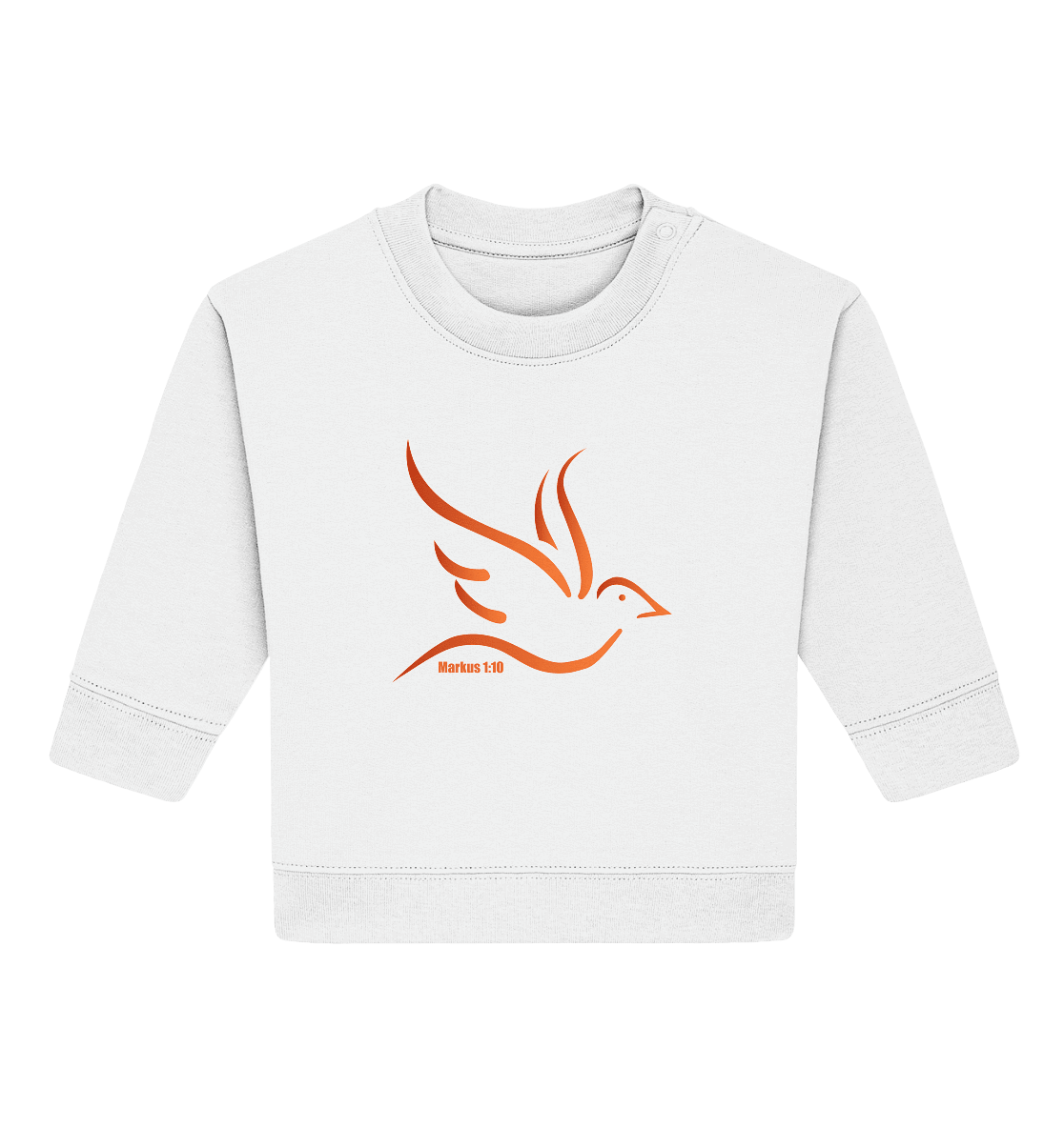 Taube/Heiliger Geist - Baby Organic Sweatshirt - Kids & Babys - White - GfoitMa