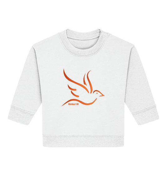 Taube/Heiliger Geist - Baby Organic Sweatshirt - Kids & Babys - White - GfoitMa