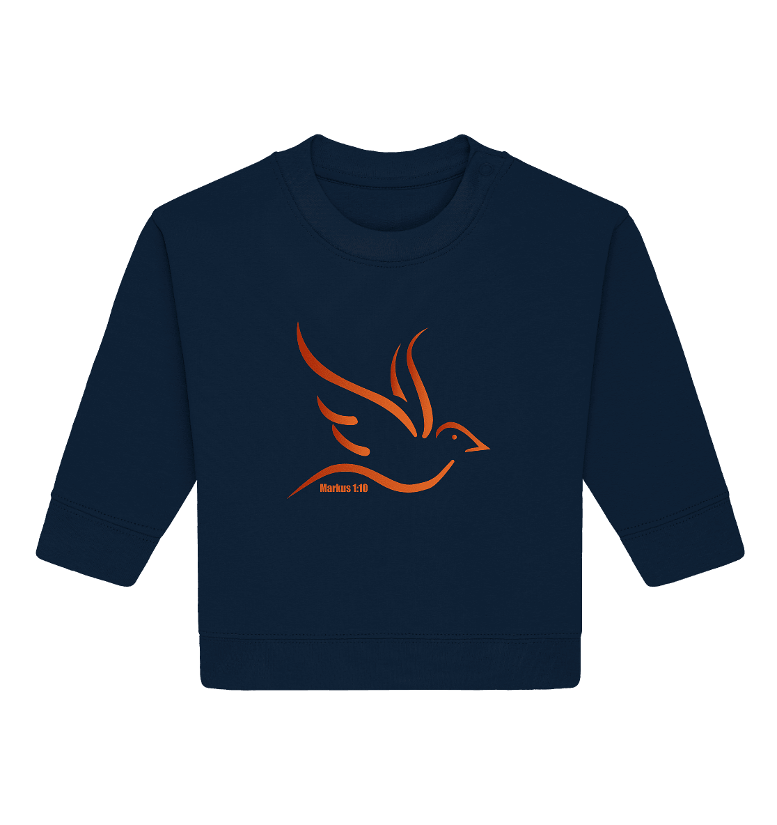 Taube/Heiliger Geist - Baby Organic Sweatshirt - Kids & Babys - French Navy - GfoitMa