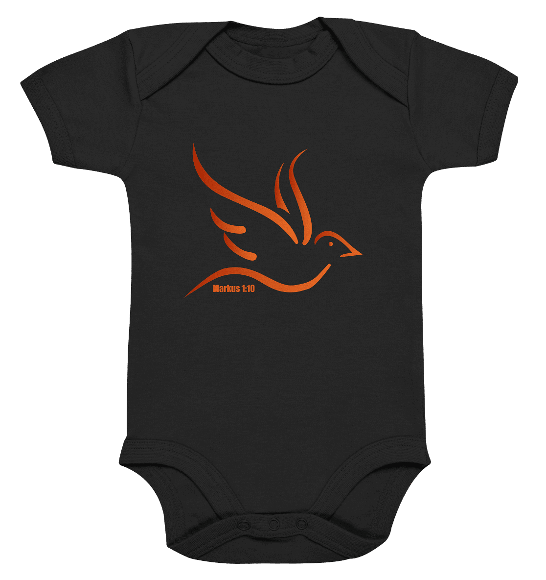Taube/Heiliger Geist - Organic Baby Bodysuite - Kids & Babys - Black - GfoitMa