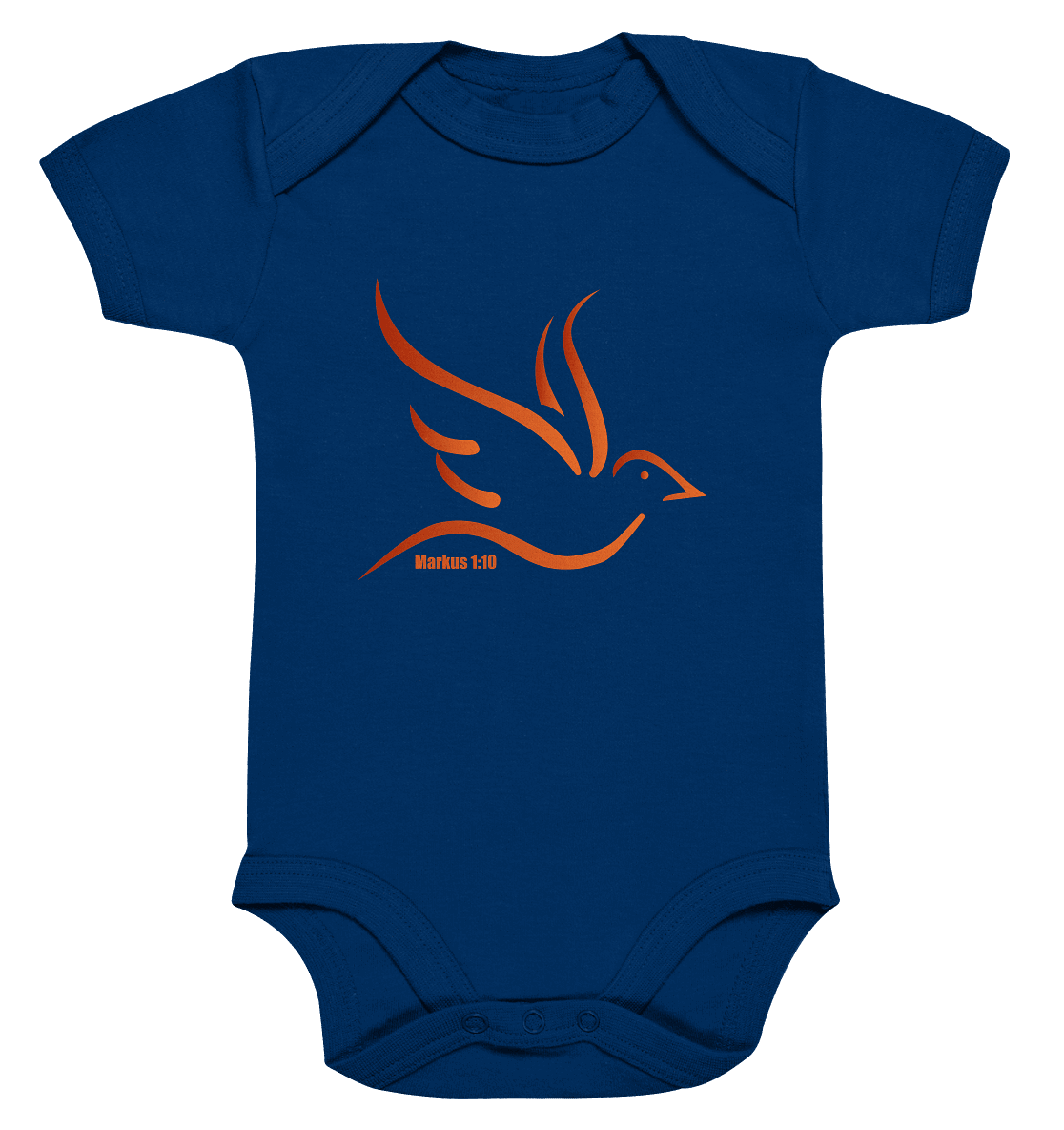 Taube/Heiliger Geist - Organic Baby Bodysuite - Kids & Babys - Nautical Navy - GfoitMa