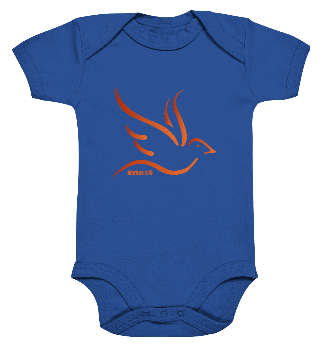 Taube/Heiliger Geist - Organic Baby Bodysuite - Kids & Babys - Cobalt Blue Organic - GfoitMa