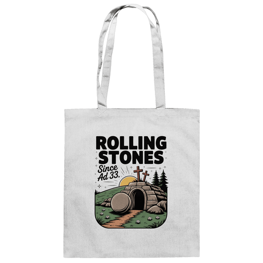 The Stone Was Rolled Away – Since AD 33 - Baumwolltasche - Taschen - White - GfoitMa