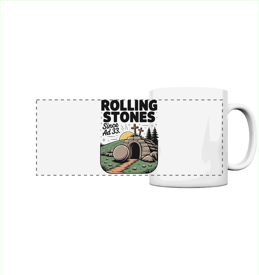 The Stone Was Rolled Away – Since AD 33 - Panorama Tasse - Trinkgefäße - White glossy - GfoitMa