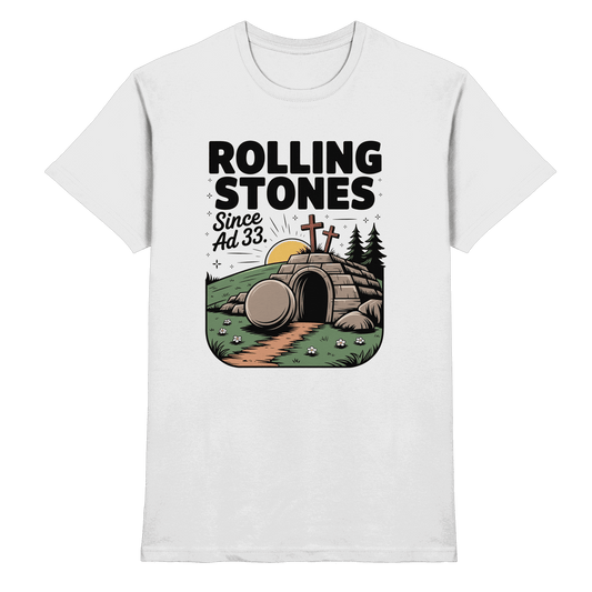 The Stone Was Rolled Away – Since AD 33 - Premium Shirt - Unisex-Shirts - White - GfoitMa