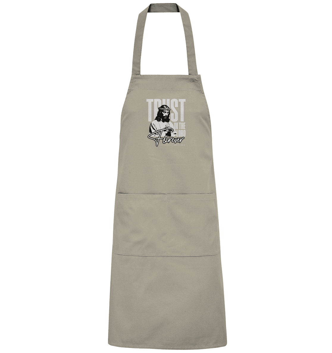 Trust in the Lord Forever – Eine Botschaft des unerschütterlichen Glaubens - Organic Grillschürze - Home & Living - Rope - GfoitMa