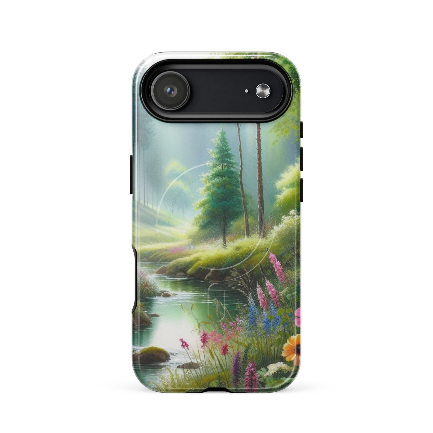 Wald in Wasserfarben - Hardcase iPhone®-Hülle mit MagSafe® - iPhone 17 Air - GfoitMa