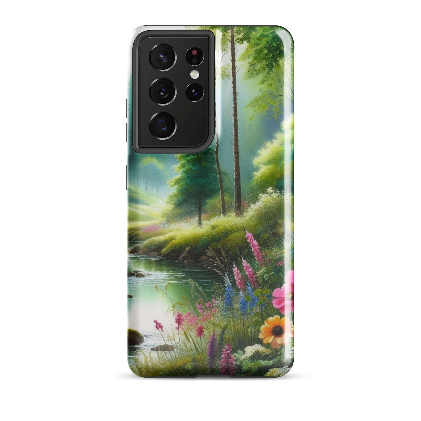 Wald in Wasserfarben - Hardcase Samsung®-Hülle - Samsung Galaxy S21 Ultra - GfoitMa