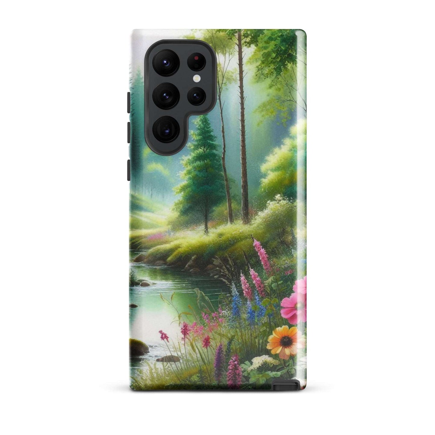 Wald in Wasserfarben - Hardcase Samsung®-Hülle - Samsung Galaxy S22 Ultra - GfoitMa