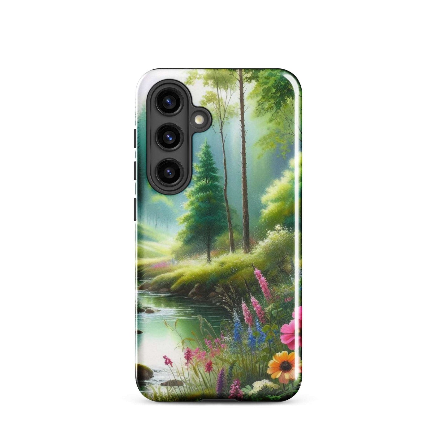 Wald in Wasserfarben - Hardcase Samsung®-Hülle - Samsung Galaxy S24 - GfoitMa