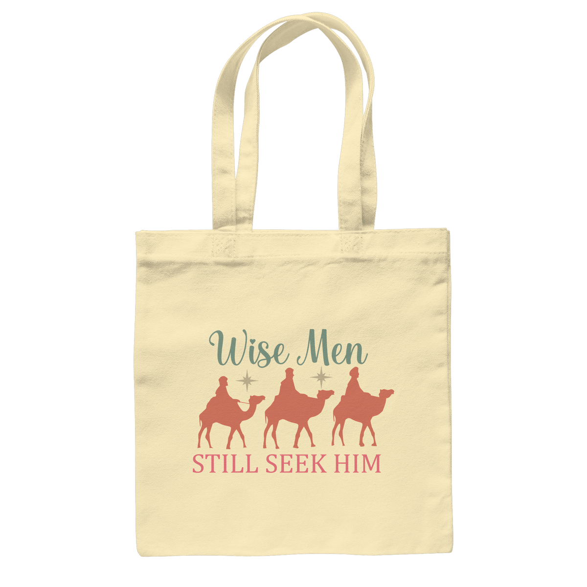 Weise Männer suchen ihn noch immer | Christliches Design mit den 3 Weisen - Baumwolltasche - Taschen - Natural - GfoitMa
