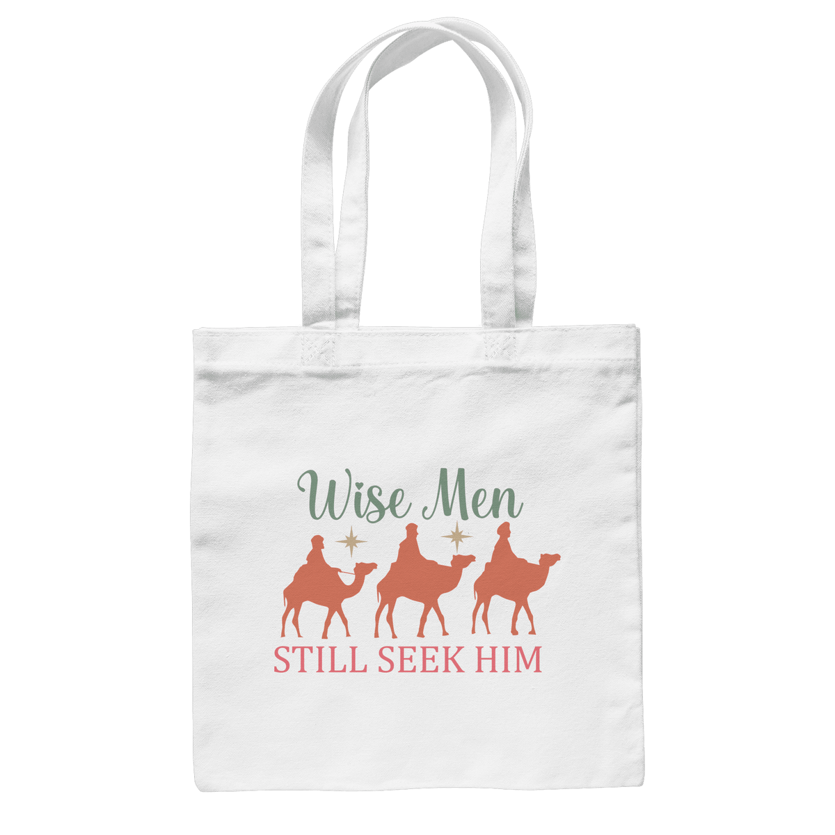 Weise Männer suchen ihn noch immer | Christliches Design mit den 3 Weisen - Baumwolltasche - Taschen - White - GfoitMa