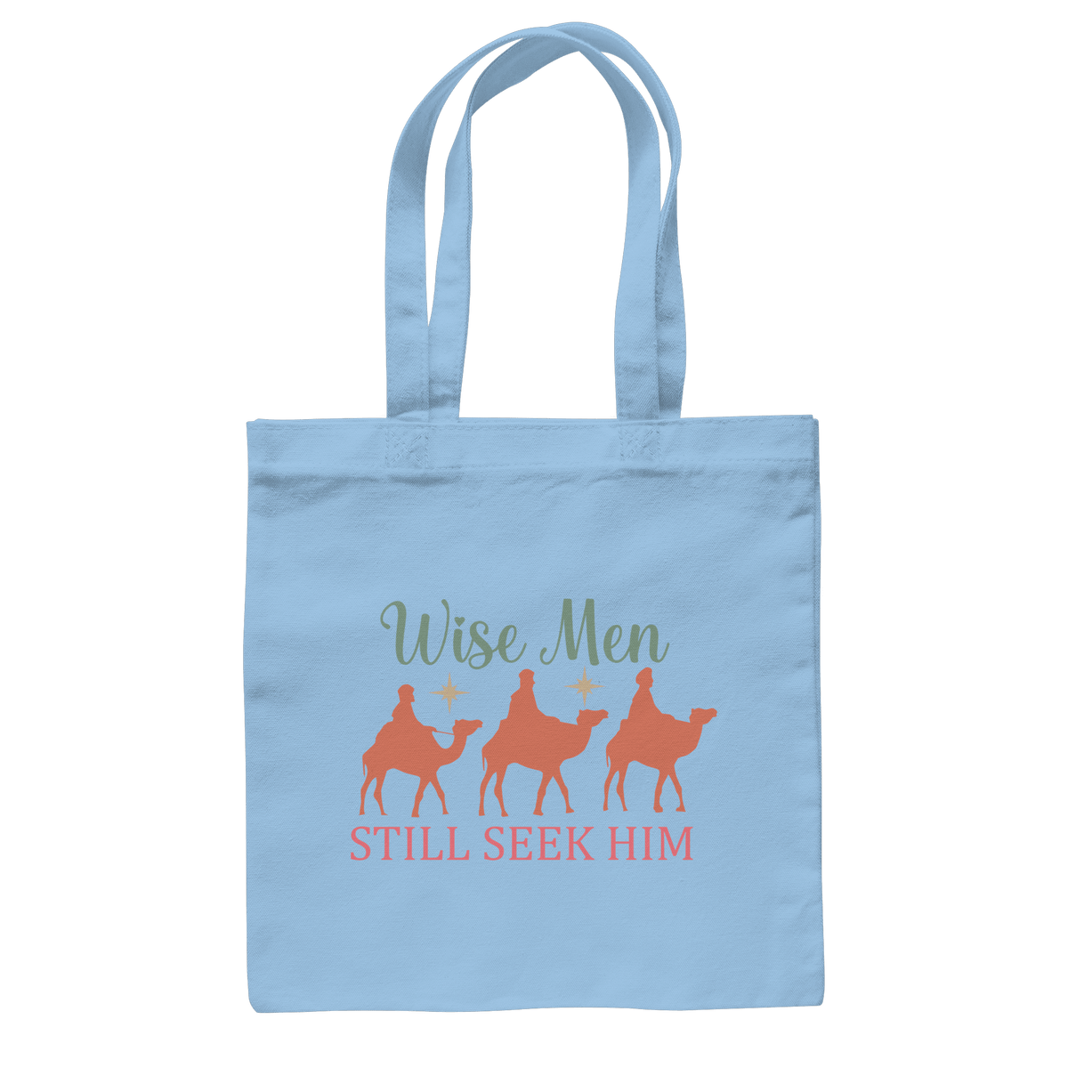 Weise Männer suchen ihn noch immer | Christliches Design mit den 3 Weisen - Baumwolltasche - Taschen - Sky Blue - GfoitMa