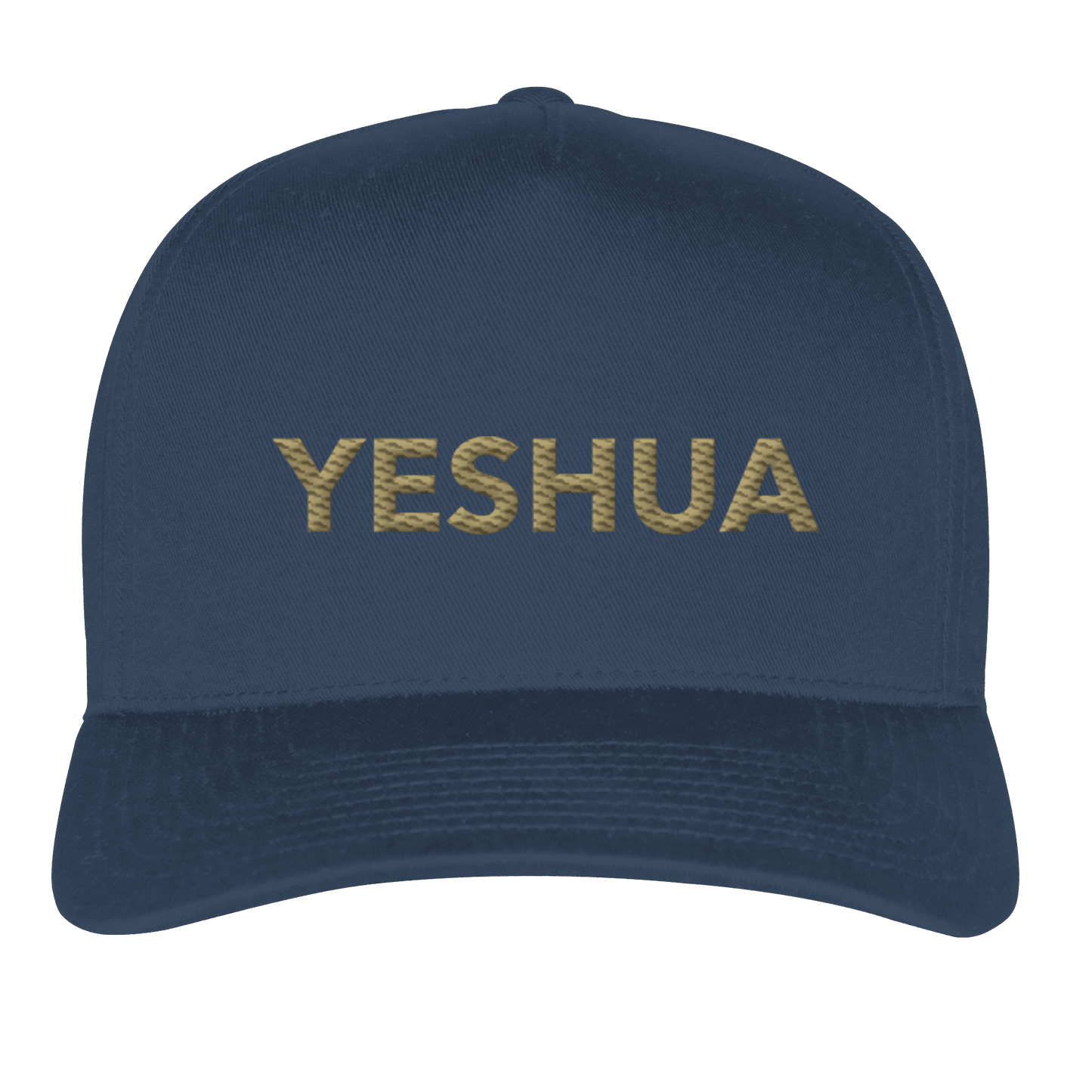 YESHUA – Der Name über allen Namen | Christliche Kleidung - Classic Curved Snapback - Kappen & Mützen - Navy - GfoitMa