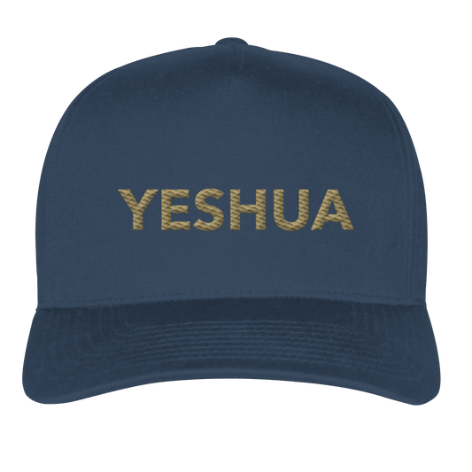 YESHUA – Der Name über allen Namen | Christliche Kleidung - Classic Curved Snapback - Kappen & Mützen - Navy - GfoitMa