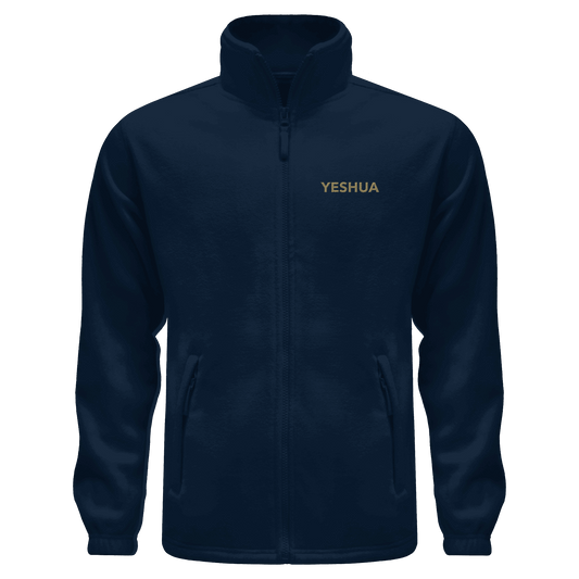 YESHUA – Der Name über allen Namen | Christliche Kleidung - Fleece Jacket - Jacken/ Zipper - Navy - GfoitMa