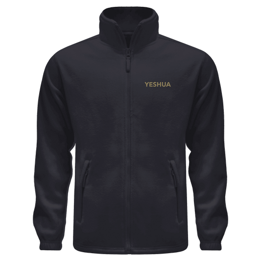 YESHUA – Der Name über allen Namen | Christliche Kleidung - Fleece Jacket - Jacken/ Zipper - Black - GfoitMa