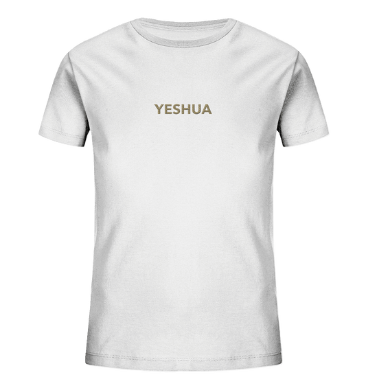 YESHUA – Der Name über allen Namen | Christliche Kleidung - Kids Organic Shirt (Stick) - Kids & Babys - White - GfoitMa