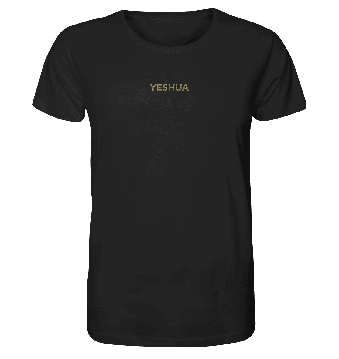 YESHUA – Der Name über allen Namen | Christliche Kleidung - Organic Shirt (Stick) - Unisex-Shirts - Black - GfoitMa