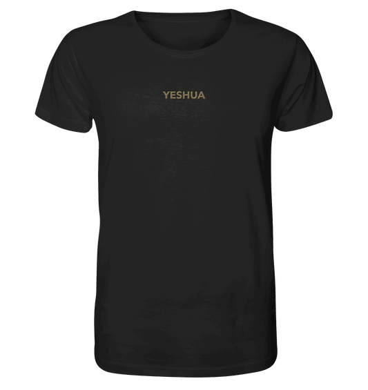 YESHUA – Der Name über allen Namen | Christliche Kleidung - Organic Shirt (Stick) - Unisex-Shirts - Black - GfoitMa