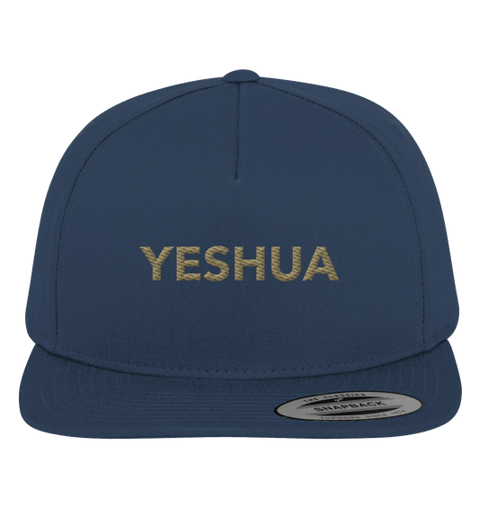 YESHUA – Der Name über allen Namen | Christliche Kleidung - Premium Snapback - Kappen & Mützen - Navy / Green - GfoitMa