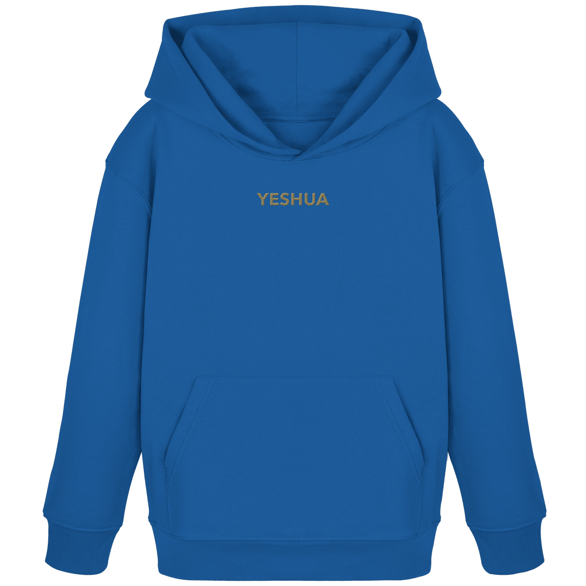 YESHUA – Der Name über allen Namen (Stick) | Christliche Kleidung - Kids Organic Hoodie - Kids & Babys - Royal Blue - GfoitMa