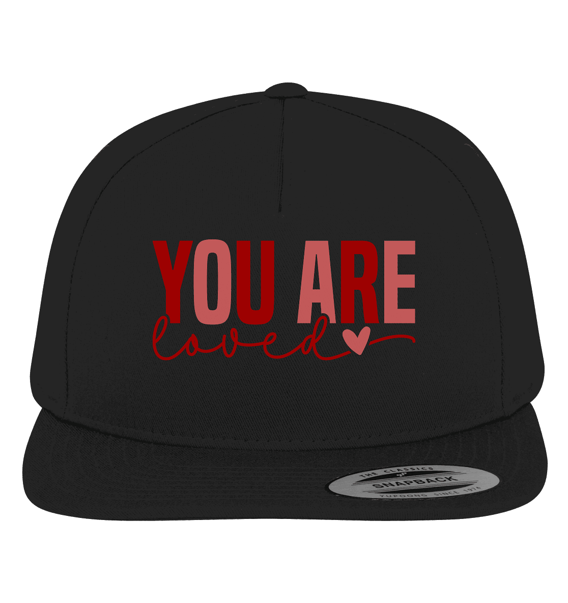 You Are Loved – Bedingungslos geliebt! - Premium Snapback - GfoitMa - Black / Green / One Size