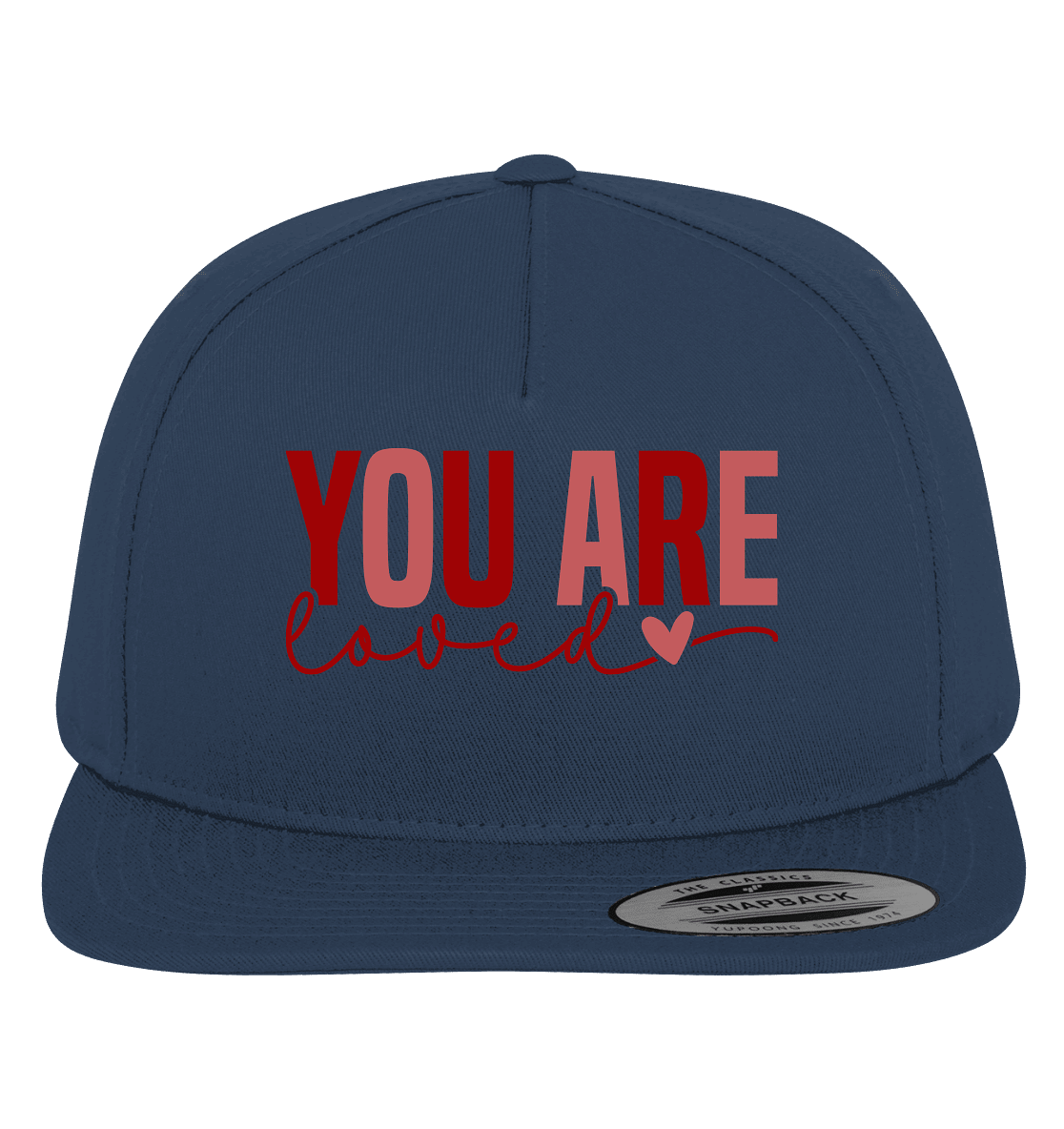 You Are Loved – Bedingungslos geliebt! - Premium Snapback - GfoitMa - Navy / Green / One Size