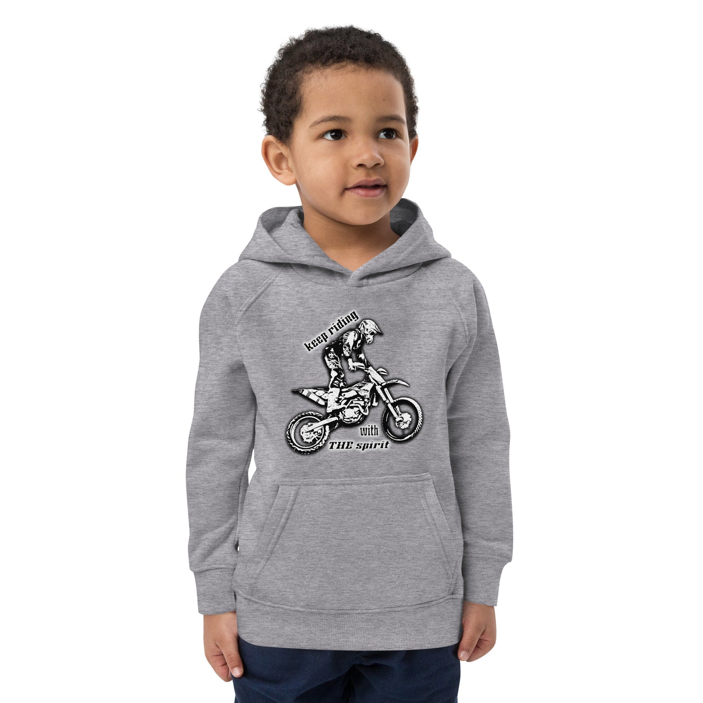 Keep riding with THE spirit - Hoodie- Kinder